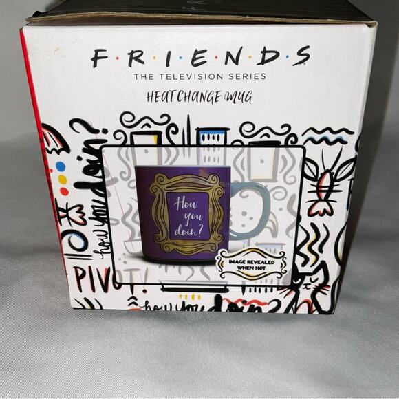 NEW NIB FRIENDS SHOW HEAT COLOR CHANGING HOW YA DOIN COFFEE TEA MUG CUP - Picture 11 of 11